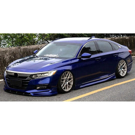 Compatibility with 2018-2020 Accord Side Skirts Exterior Door Panel Trim Body Kits ABS Blue - front detail view