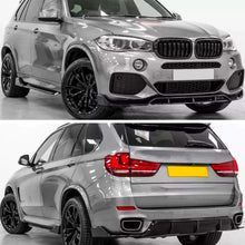 Load image into Gallery viewer, Body Kit Compatibility with 2013-2018 X5 F15 M Tech Front Chin Lip Rear Diffuser Bumper Lip Side - front detail view
