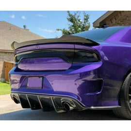 Rear Spoiler Compatibility with 2011-2022 Charger SRT GT SXT RT SE Daytona Pursuit Hellcat Style - front detail view
