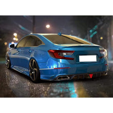 Load image into Gallery viewer, Rear Lip Compatibility with 2018-2022 Accord 10th Rear Bumper Diffuser Lip with W LED Brake Light + - front detail view