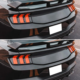 Rear Trunk Cover Compatibility with 2024 2025 Mustang GT DH S650 Rear Trunk Decklid Panel Trim - front detail view