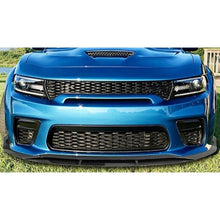 Load image into Gallery viewer, Front Lip Compatibility with 2020-2023 Charger SRT Hellcat Scat Widebody Front Bumper Chin Lip - front detail view