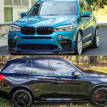 Load image into Gallery viewer, Side Skirts Compatibility with 2015-2019 5 Series F15 X5 F85 X5M F16 X6 F86 X6M Rocker Panel Line - front detail view