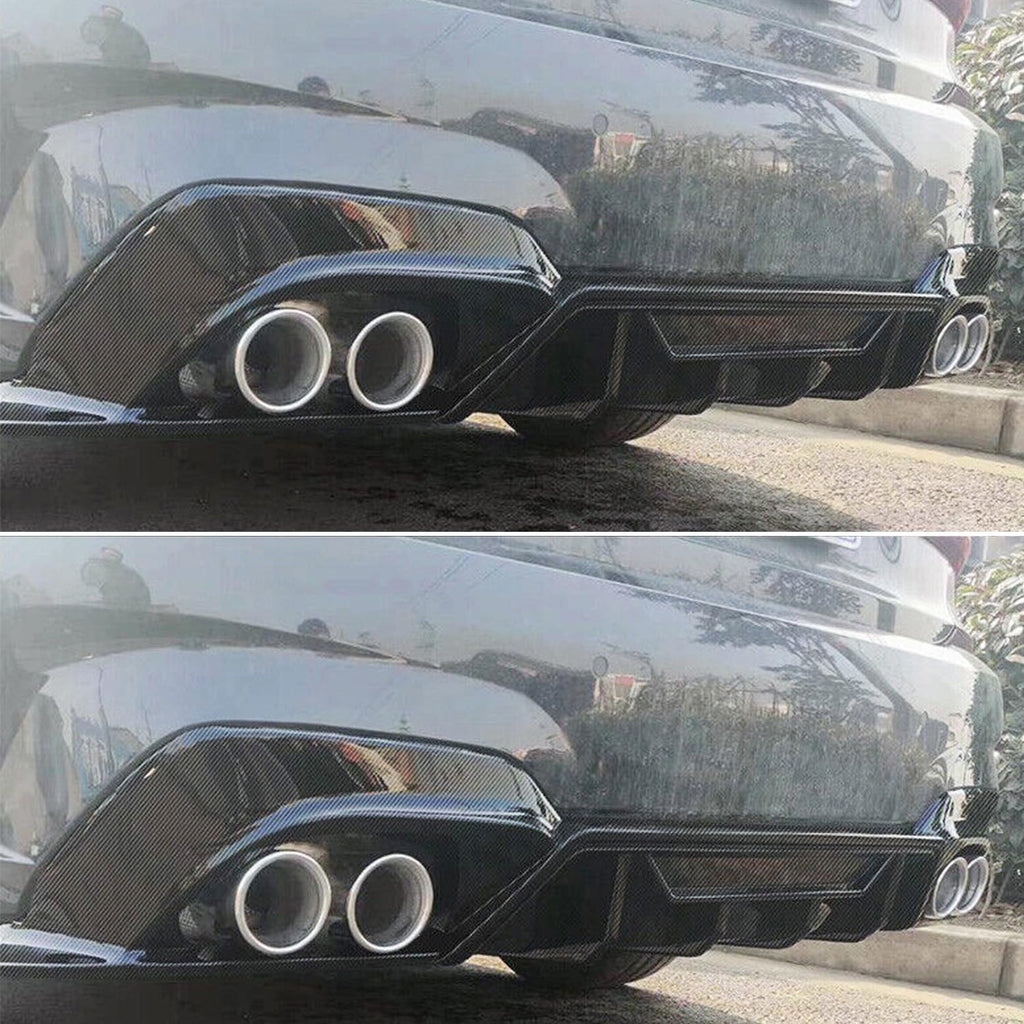 Rear Diffuser Lip Compatibility with 2019-2022 3 Series G20 330i M340i Sport Rear Bumper Diffuser - front detail view