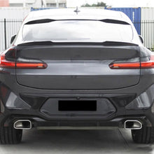 Load image into Gallery viewer, Spoiler Compatibility with 2018-2022 X4 G02 X4M F98 Rear Trunk Spliter Wing Lid (Carbon Fiber Style) - front detail view