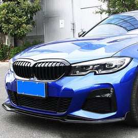 Front Lip Compatibility with 2019-2022 3 Series G20 320i 330i 330e M340i M Sport Front Bumper Lower - front detail view