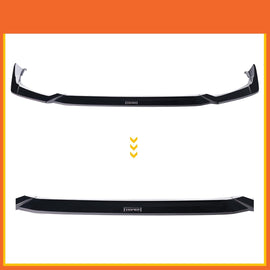 Front Lip Compatibility with 2025 UP Civic 11.5th Gen Yofer Style Front Bumper Chin Lip Spoiler - front detail view