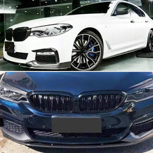 Load image into Gallery viewer, Front Lip Compatibility with 2017-2020 5 Series G30 G31 M Sport Front Bumper Diffuser Chin Lip - front detail view