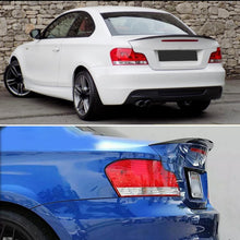 Load image into Gallery viewer, Spoiler Compatibility with 2007-2013 1 Series E82 128i 135i Coupe MP Style Rear Trunk Spoiler Wing - front detail view