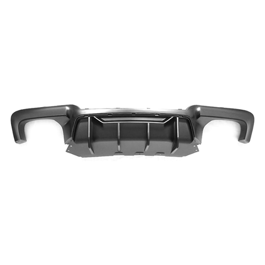 Rear Lip Compatibility with 2011-2016 BMW 5 Series F10 M5 M Sport Rear Diffuser Bumper Lip Quad - front detail view