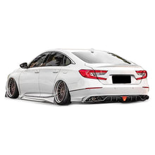 Load image into Gallery viewer, Rear Lip Compatibility with 2018-2022 Accord 10th Rear Bumper Chin Lip with W LED Brake Light + - front detail view