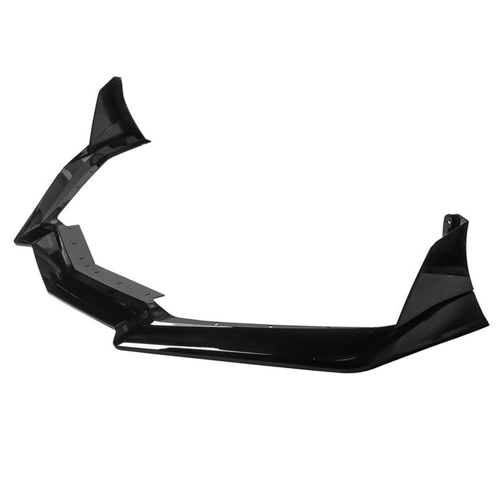 Front Lip Compatible with 2021 2022 2023 Corvette C8 Z51 ZR1 Style STG 3 Winglet Front Bumper Chin - front detail view