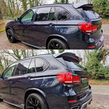 Load image into Gallery viewer, Rear Roof Spoiler Compatibility with 2014-2018 F15 F85 X5 X5M Rear Trunk Spliter Wing Lid (Carbon - front detail view