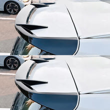 Load image into Gallery viewer, Rear Roof Spoiler Compatibility with 2023 2024 X1 U11 M Sport Rear Trunk Spliter Wing Lip (Gloss Black) - front detail view