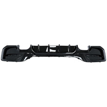 Load image into Gallery viewer, Rear Diffuser Compatibility with 2015-2019 1 Series F20 F21 M Sport Rear Bumper Chin Diffuser Lip - front detail view