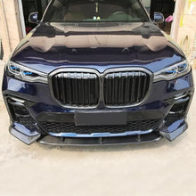 Load image into Gallery viewer, Front Lip Compatibility with 2019-2022 X7 G07 M Sport Front Lower Bumper Valance Chin Lip Splitter - front detail view