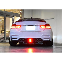 Load image into Gallery viewer, Compatibility with 2015-2020 BMW F80 M3 F82 F83 M4 Rear Bumper Diffuser Chin Lip Splitter Spoiler - front detail view