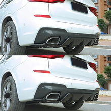 Load image into Gallery viewer, Rear Diffuser Compatibility with 2018-2021 X3 G01 M Sport BK Style Rear Bumper Chin Diffuser Kit - front detail view