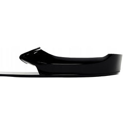 2015-2019 1 Series F20 F21 M Sport MP Styel Front Bumper Chin Lip Splitter Spoiler Kit (Gloss Black) - front detail view