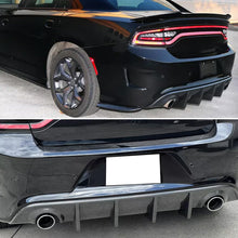 Load image into Gallery viewer, Rear Diffuser Compatibility with 2015-2024 Charger SRT Non-Widebody Models Rear Bumper Chin - front detail view