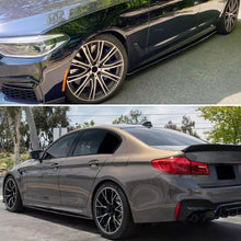 Load image into Gallery viewer, Side Skirts Compatibility with 2017-2022 5 Series G30 G31 F90 M5 Rocker Panel Line Door Extension - front detail view