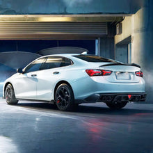 Load image into Gallery viewer, Rear Spoiler Compatibility with 2016-2024 Malibu Rear Highkick Trunk Wing Lid Trim Spliter Gloss Black - front detail view