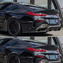 Load image into Gallery viewer, 2019-2023 8 Series G16 4 Door Rear Trunk Spliter Wing Lid (Gloss Black) - front detail view