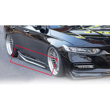 Load image into Gallery viewer, Compatibility with 2018-2020 Accord Side Skirts Exterior Door Panel Trim Body Kits ABS Gloss Black - front detail view