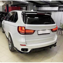 Load image into Gallery viewer, Rear Diffuser Compatibility with 2014-2018 X5 F15 Rear Bumper Chin Diffuser Kit Spoiler Splitter - front detail view