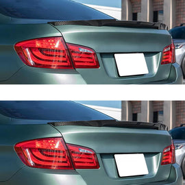 Spoiler Compatibility with 2011-2016 5 Series F10 M5 Sedan 528i 535i 550i M4 Style Rear Trunk - front detail view