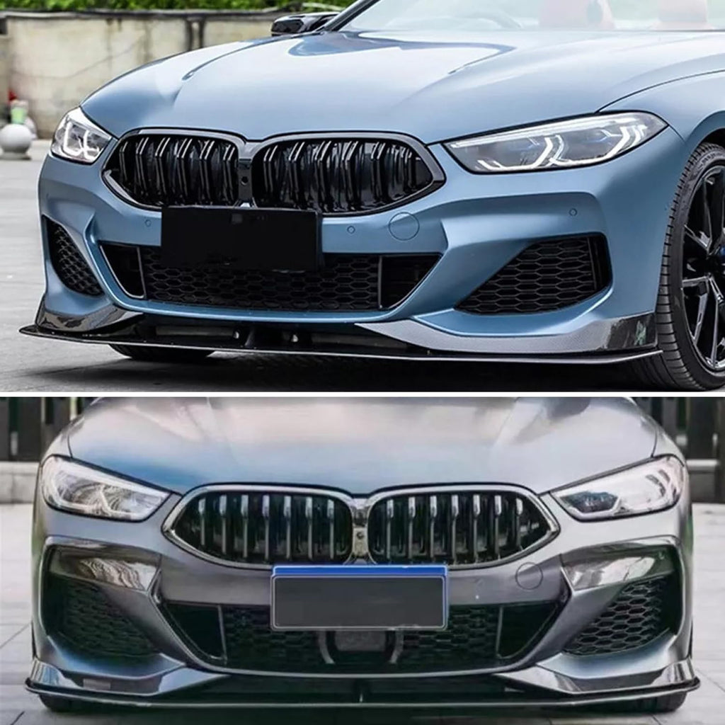Front Lip Compatibility with 2020-2022 4 Series G22 G23 420i 430i M Sport AC Style Front Bumper - front detail view