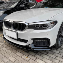 Load image into Gallery viewer, Front Lip Compatibility with 2017-2020 5 Series G30 G31 M Sport Front Bumper Diffuser Chin Lip - front detail view