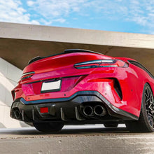 Load image into Gallery viewer, 2019-2023 8 Series G14 G15 2 Door Rear Trunk Spliter Wing Lid (Carbon Fiber Style) - front detail view