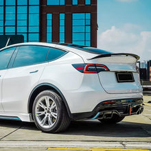 Load image into Gallery viewer, Rear Diffuser Lip Compatibility with 2020-2023 Model Y Yofer Style Rear Bumper Diffuser Spoiler - front detail view