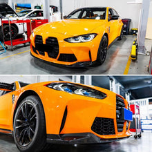 Load image into Gallery viewer, Front Lip Compatibility with 2021-2024 G80 M3 G82 G83 M4 Front Splitter Bumper Chin Lip Spoiler - front detail view