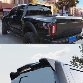 Roof Spoiler Compatibility with 2015-2020 F150 Rear Window Boot Roof Spoiler Wing Rear Spoiler - front detail view