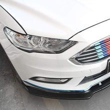 Load image into Gallery viewer, Front Lip Compatibility with Fusion Mondeo 2013-2016 Front Bumper Lip Splitter Spoiler Bodykit - front detail view
