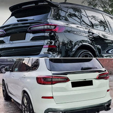 Load image into Gallery viewer, 2019-2023 X5 G05 M Sport Tailgate mid Spoiler Wing Compatibility Tail Mid Rear Middle Spoiler Boot - front detail view