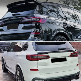 2019-2023 X5 G05 M Sport Tailgate mid Spoiler Wing Compatibility Tail Mid Rear Middle Spoiler Boot - front detail view