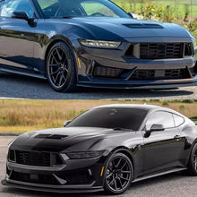 Load image into Gallery viewer, Front Lip Compatibility with 2024 2025 Mustang Front Bumper Lower Diffuser Chin Lip Protection Trim - front detail view