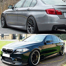 Load image into Gallery viewer, Side Skirts Compatibility with 2011-2016 5 Series F10 MP Style Rocker Panel Door Extension Lips - front detail view