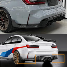 Load image into Gallery viewer, Rear Bumper Side Corner Splitter Compatibility with 2021-2024 G80 G81 M3 MP Style Rear Side - front detail view