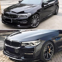 Load image into Gallery viewer, Front Lip Compatibility with 2017-2020 5 Series G30 G31 M Sport Front Bumper Diffuser Chin Lip - installed fitment view