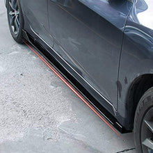 Load image into Gallery viewer, Side Skirts Compatibility with 2016-2021 Civic 10th Gen Sedan 4DR Rocker Panel Door Extension Lips - installed fitment view