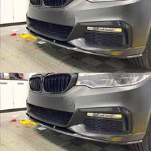 Load image into Gallery viewer, Front Lip Compatibility with 2017-2020 5 Series G30 G31 M Sport Front Bumper Diffuser Chin Lip - installed fitment view