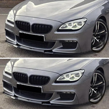 Load image into Gallery viewer, Front Bumper Lip Compatibility with 2012-2019 6 Series F06 F12 F13 M Sport Front Chin Diffuser Lip - installed fitment view