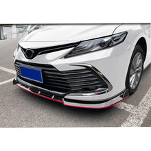 Load image into Gallery viewer, Compatibility with 2021-2022 Camry XLE LE Front Bumper Lip Front Chin Lip Spoiler Splitter Gloss - installed fitment view