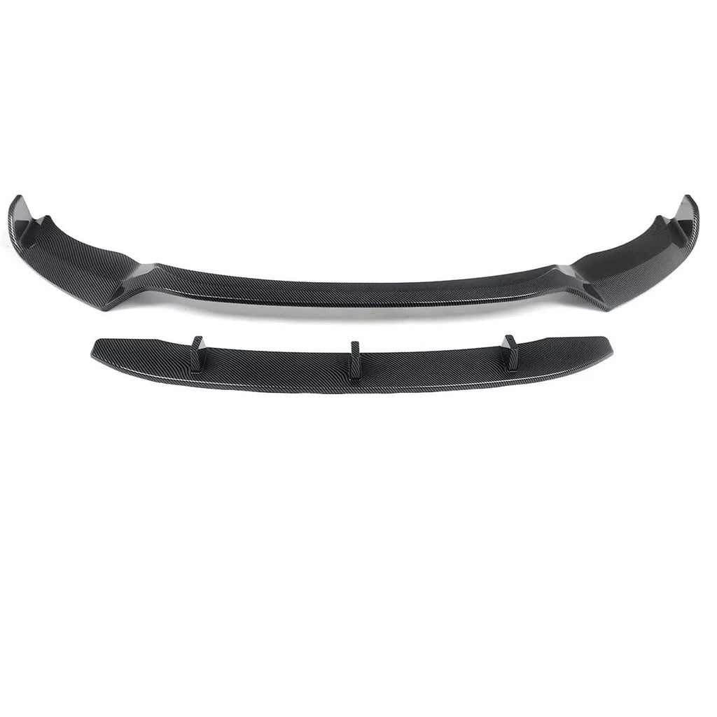 2014-2017 X3 F25 X4 F26 M Sport Front Chin Diffuser Lip Air Dam Splitter Spoiler (Carbon Fiber - installed fitment view