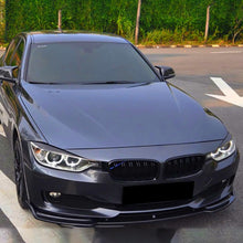 Load image into Gallery viewer, Front Lip Compatibility with 2013-2018 3 Series F30 F35 320i 325i 328i 335i Base Model Front Bumper - installed fitment view