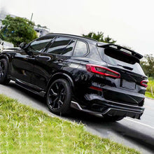 Load image into Gallery viewer, 2019-2023 X5 G05 M Sport Tailgate mid Spoiler Wing Compatibility Tail Mid Rear Middle Spoiler Boot - installed fitment view